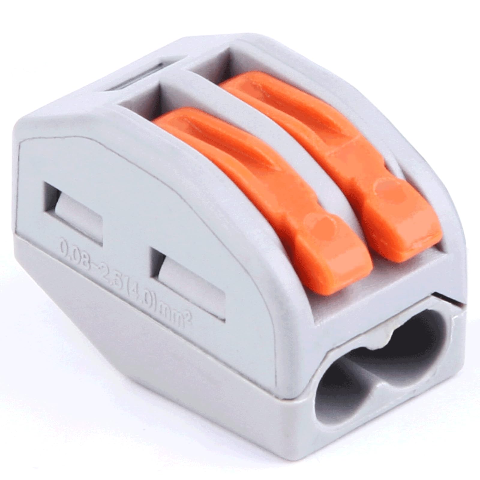 Terminal block (2 pcs/blister), Grey and Orange