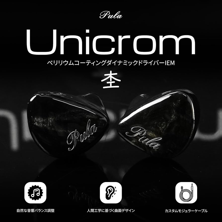PULA 杢Unicrom イヤホン インイヤーモニター　IEM PULA 杢Unicrom イヤホン インイヤーモニター IEM Amazon.com: HiFiGo