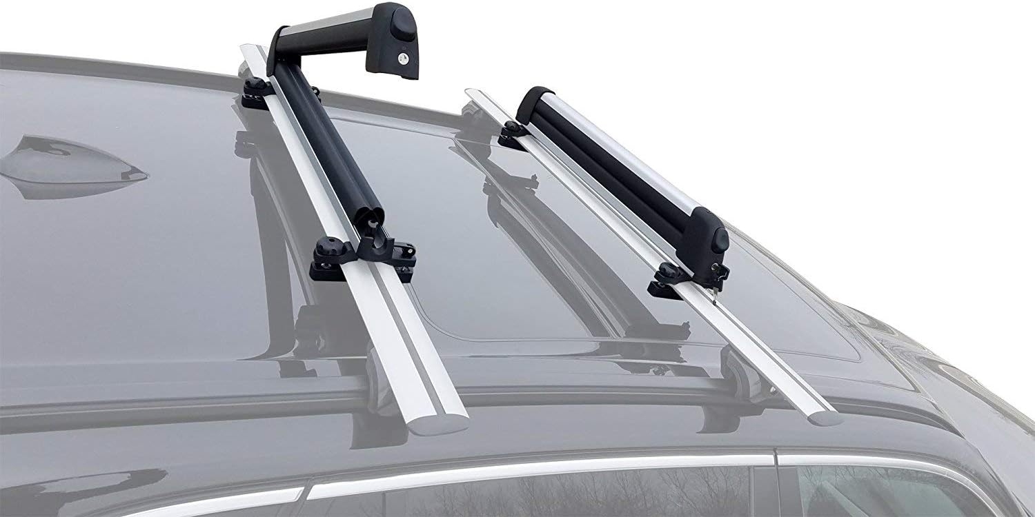 Ski Snowboard Racks Carriers Hold up to 6 Pair Skis or 4 Snowboards