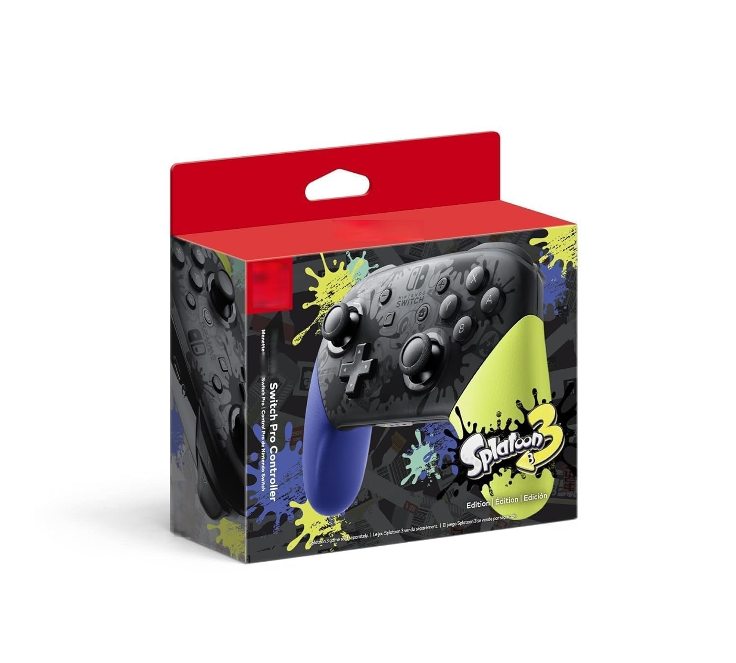 Switch Lite本体 +Pro Controller+Splatoon 3 KingBoo Pro Controller for Nintendo Switch Splatoon 3 Edition