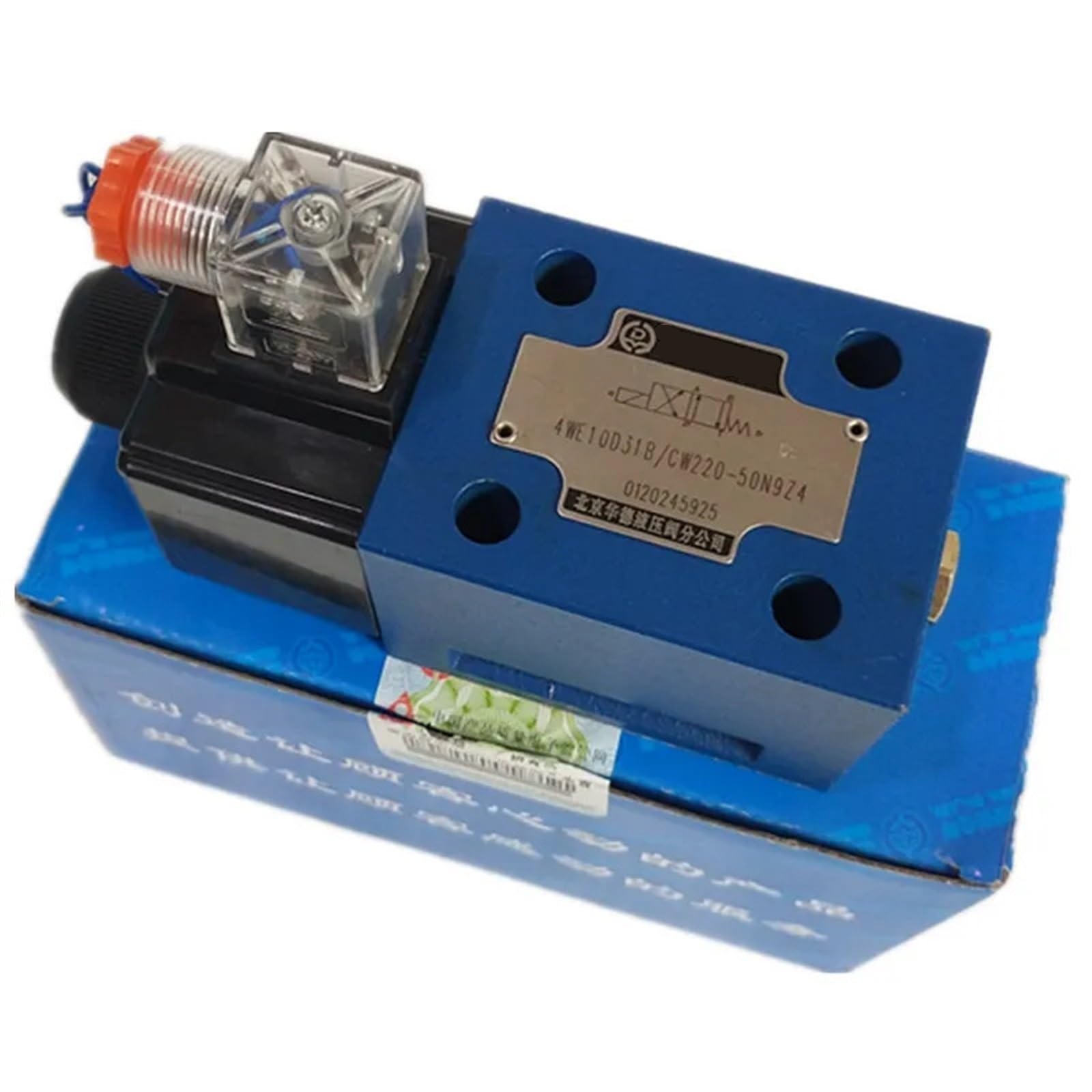 Huuoqiwy 4We10d31b Hydraulic Solenoid Valve /Cg24n9z5l 4We10y31b/Cg24n9z5l 4We10y31b/Cw220-50N9z5l /Cw220-50N9z5l(,Onecolor)