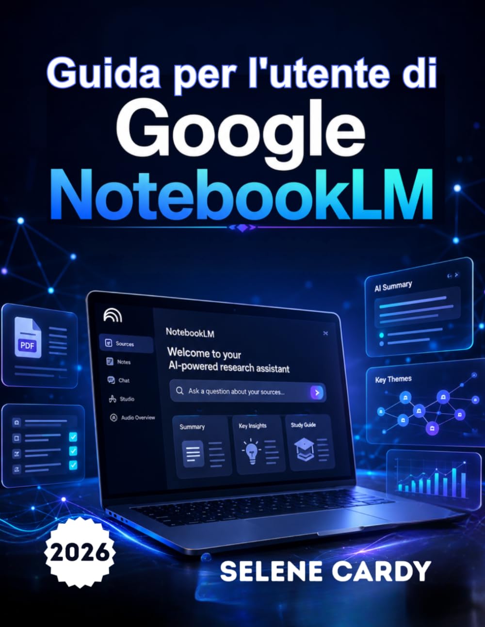 Guida per l'utente di Google NotebookLM: Il manuale completo passo passo per la ricerca sull'intelligenza artificiale, la presa di appunti intelligente e la produttività