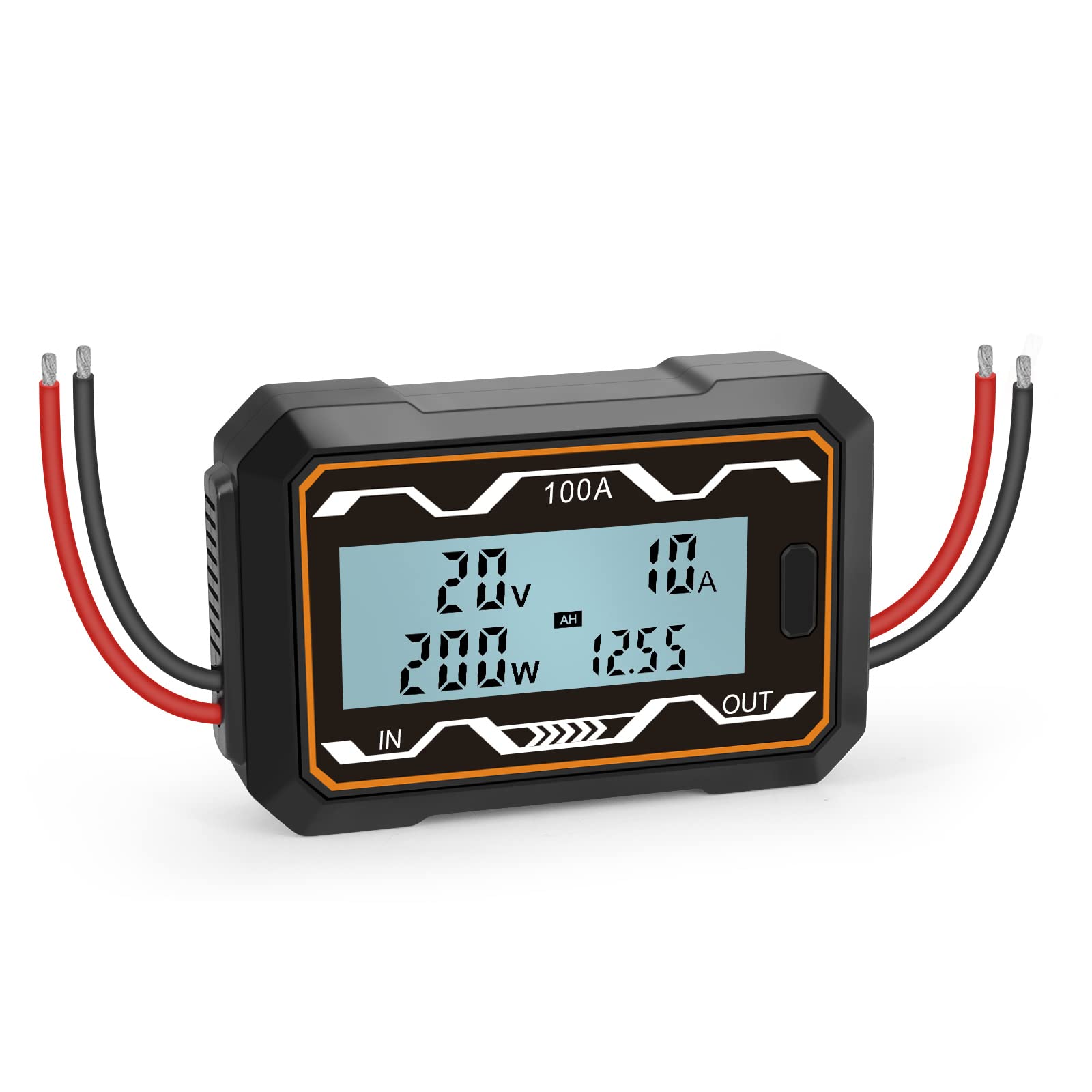 Analyseur de puissance élevée pour wattmètre Testeur 100/150/200 A 0-60 V ABS pour test de compteur de coque