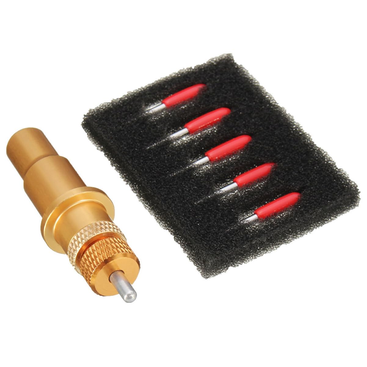 Lurrose 2 Sätze Plotterklinge Schneiden Punkt Oszillierende Säge Schwingen Oszillierendes Werkzeug Cutter 6 Stück * 2