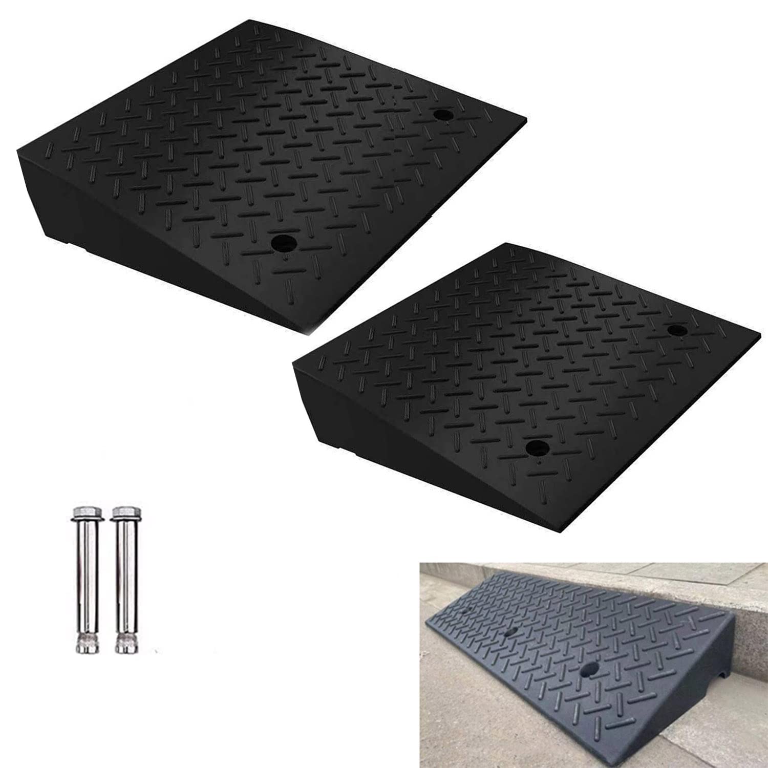 Buy 2 Rubber Curb Ramps 6