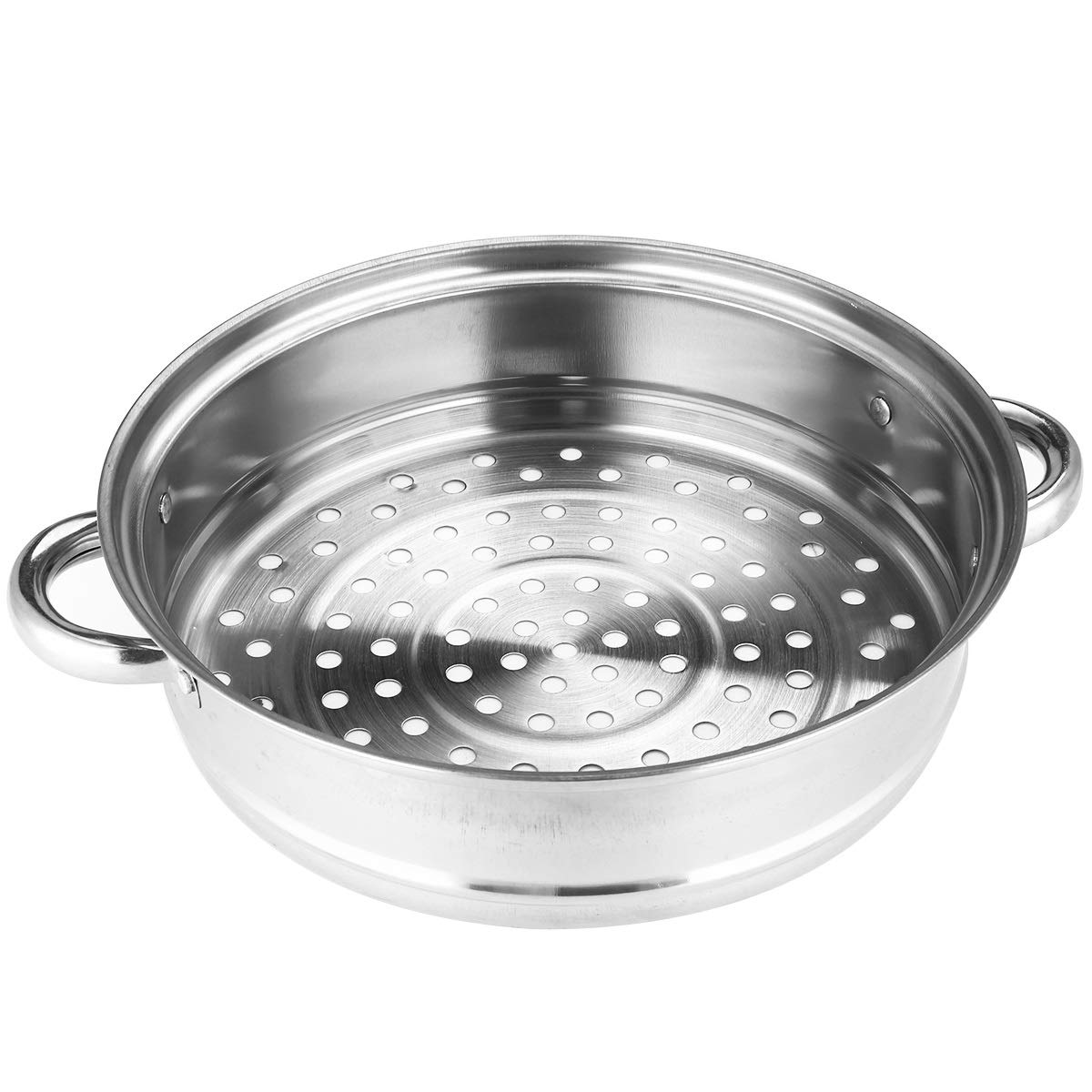 Vaporera de Acero Inoxidable de 3 Capas, Olla de inducción for cocinar al Vapor, Bollo Relleno al Vapor, Utensilios de Cocina for Pescado