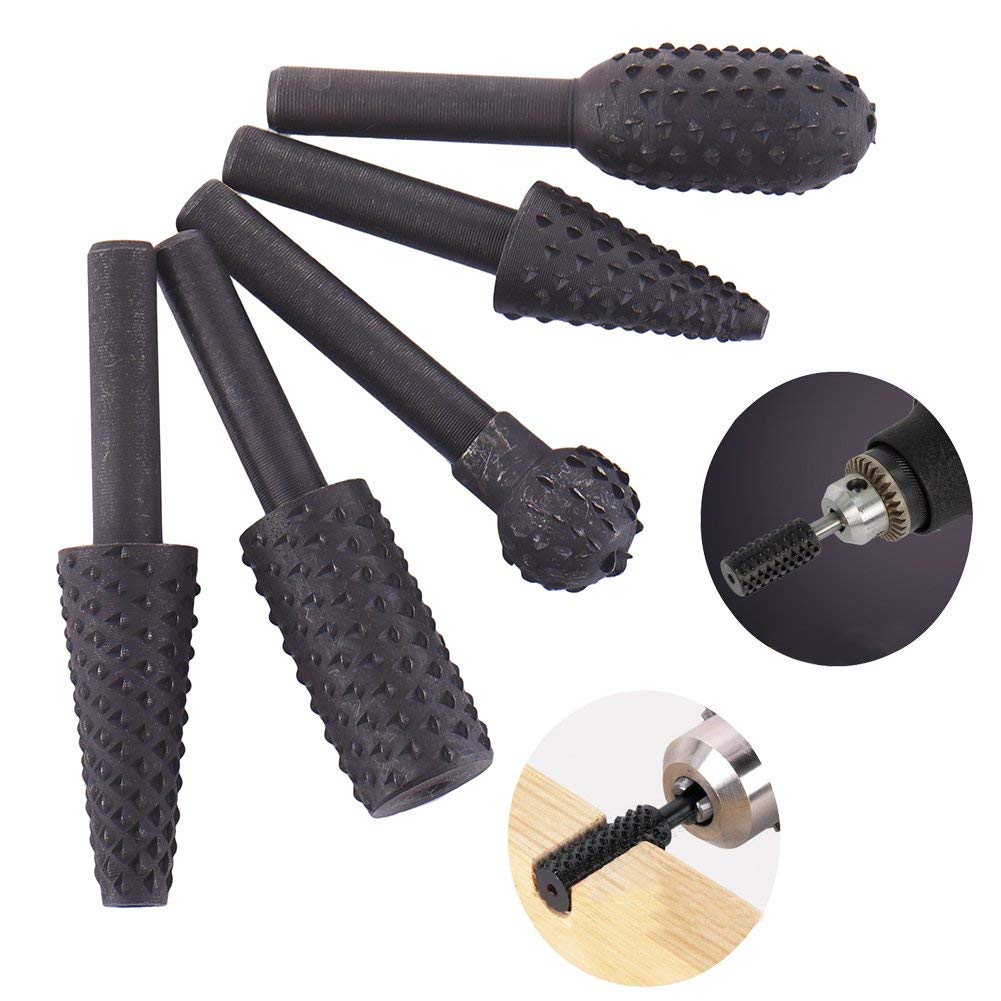 1/4'' DIY Drill Bit Set - Precise Carpentry Tools for Woodworking, Ergonomic Design & Chrome Vanadium, Anti-Slip Comfort & Versatile - Wood Carving Tools for Building/Engineering | 5-PCS/Set