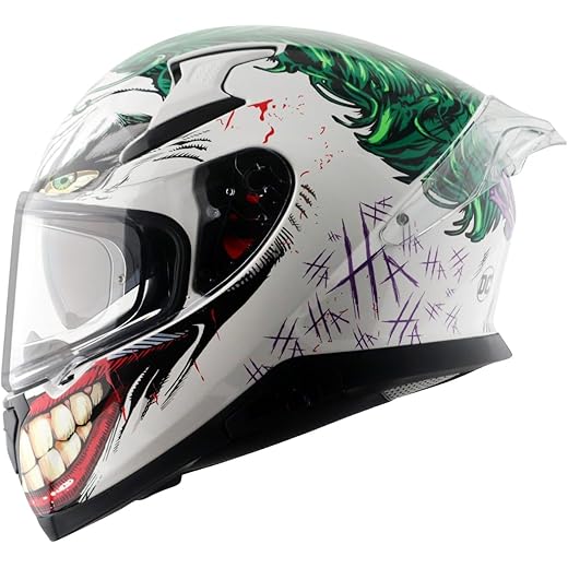 Axor Apex Joker Full Face Helmet White Green (M)