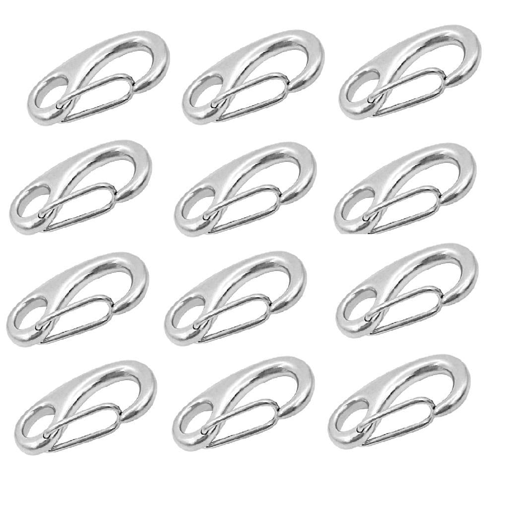 The Style Sutra 12pcs Marine 316 Stainless Steel Spring Snap Hooks Boat Anchor Rigging Clip|Motors | Parts & Accessories | Boat Parts |12 Pieces Hook-image-33