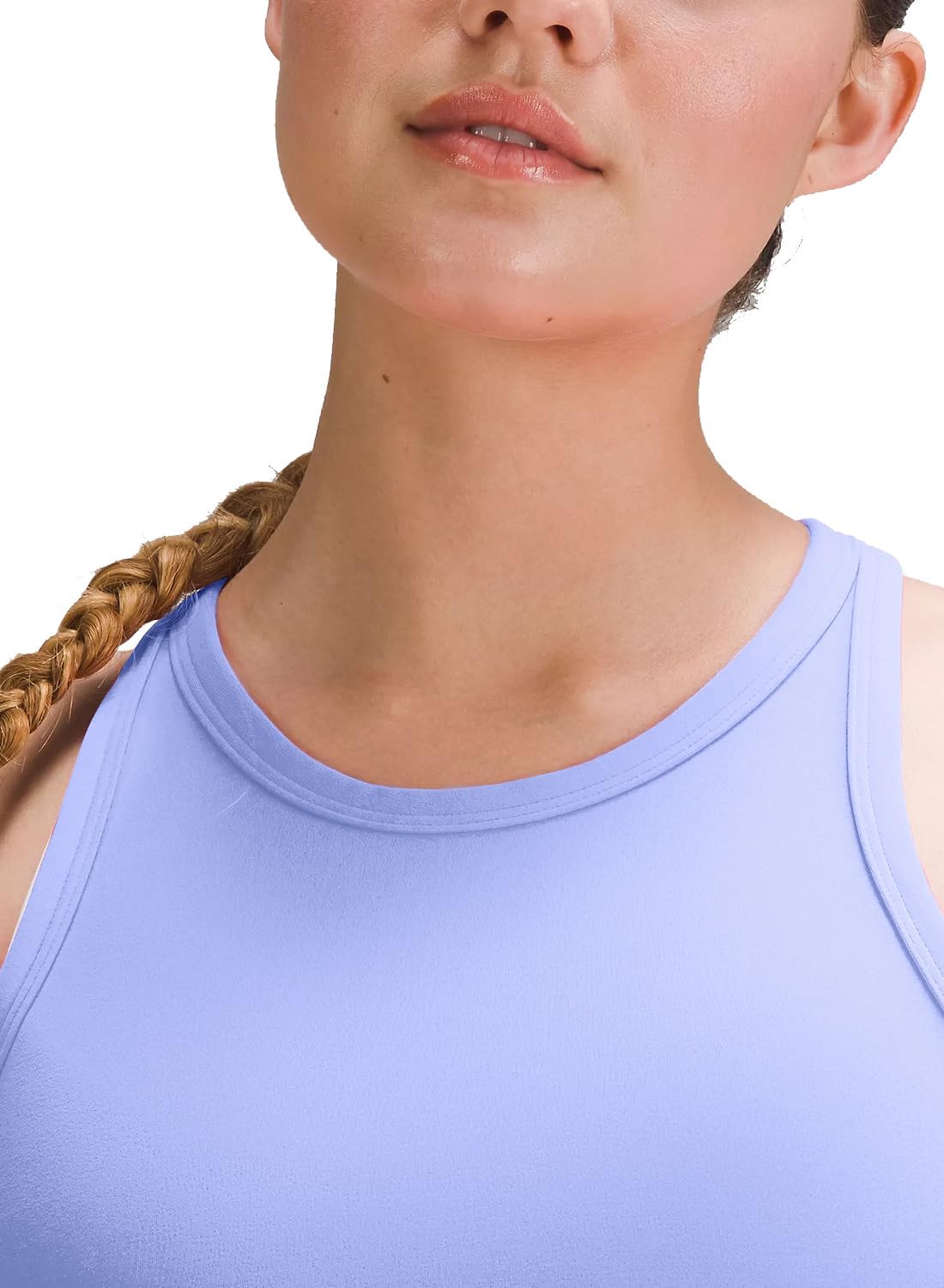 MEIVSO Women's Workout Tank Tops Slim Fit Yoga Top Racerback Athletic Sleeveless Shirts - Image 4