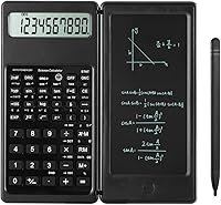 Vista 1 de Calculadoras científicas, calculadora para la escuela, pantalla grande de 10 dígitos, Calculadora científica con bloc de notas, calculadora