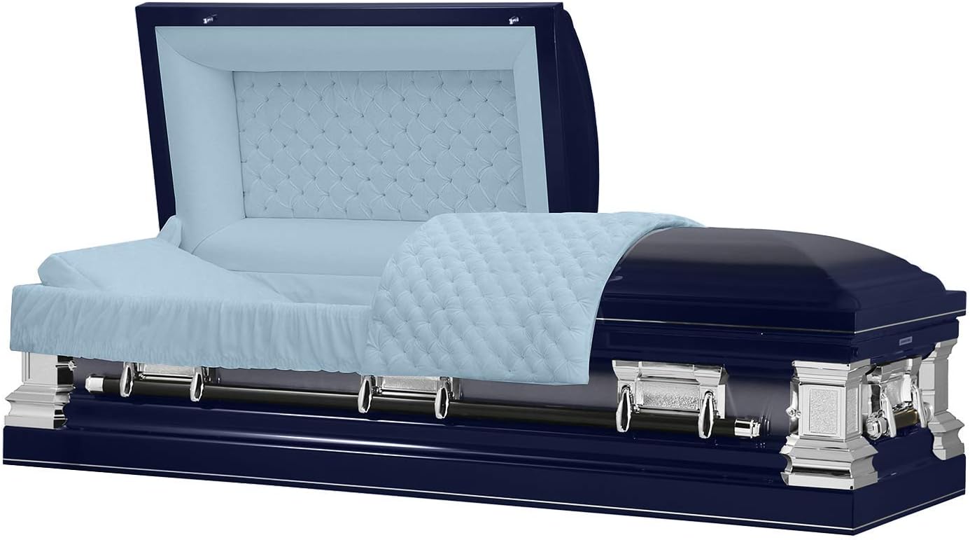 Memphis Mall Titan Casket Era Series Stainless Steel Handc Dark Columbus Mall Blue
