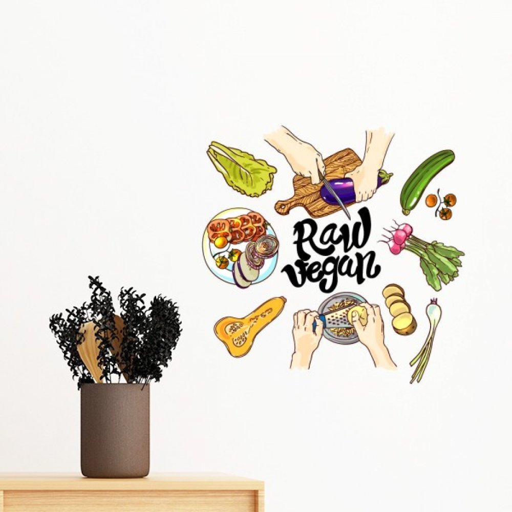 Autocollant mural amovible de pomme de terre pour relooker un mur sans peindre