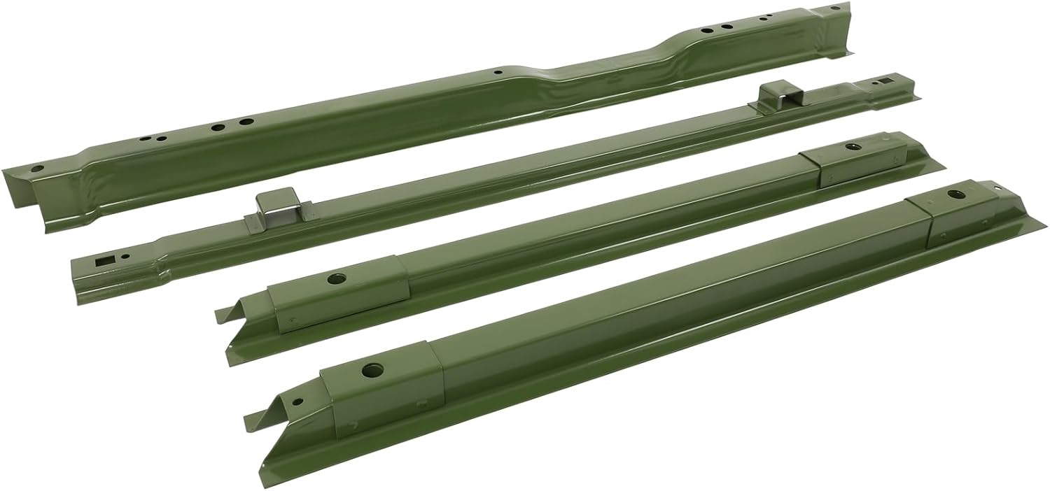 SCITOO 4Pcs Short Bed Crossmember Kit 1999-2018 for Ford Accessories Truck Bed Rails Floor Support Kit Floor Support Replacement for F81Z9911215BA (for F-250 F-350 F-450 Super Duty)