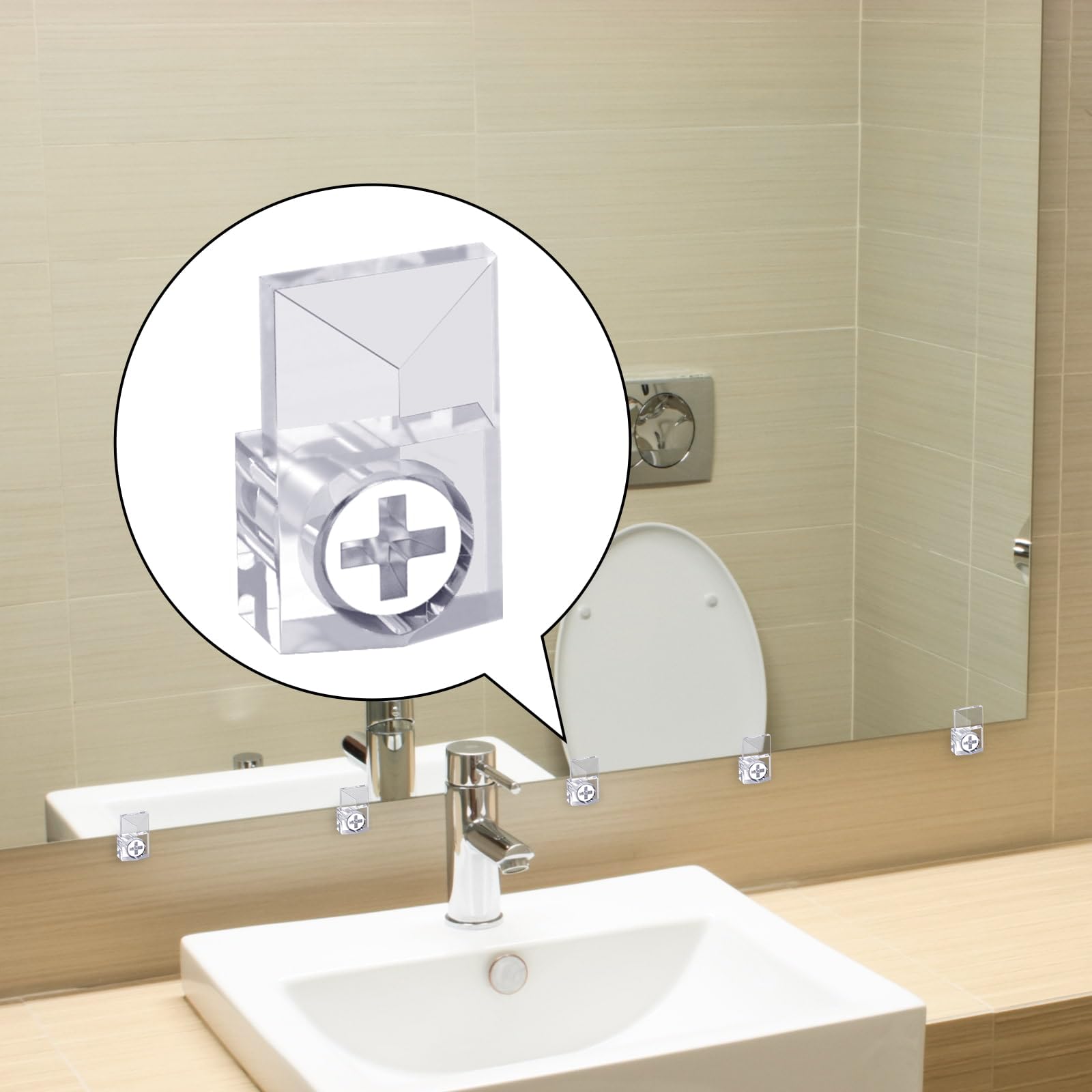 Bathroom Mirror Hanger Hardware HIGHPOINT Picture Frame/Mirror Hanger