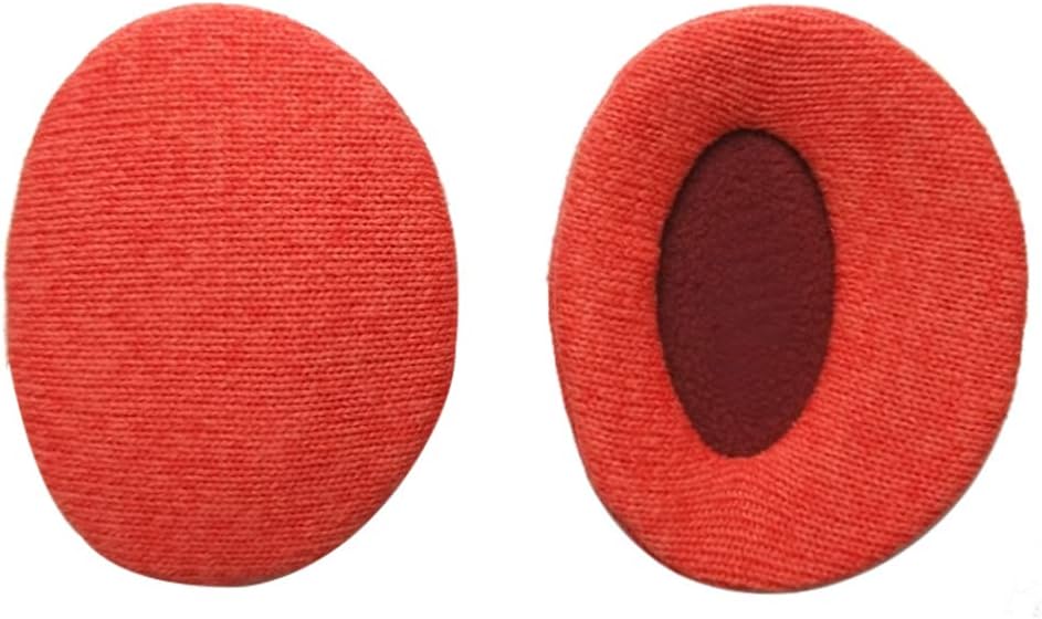 Caissip Knit Bandless Ear Warmers Earmuff for Winter, Knit Orange M