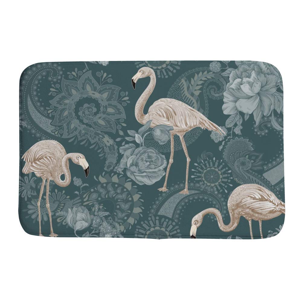 Tapis de salle de bain lavable en machine épais doux 91x61cm