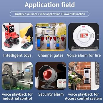 DY-T5WL Voice Playback Module,DC 3.7V-5V 5W Low Level Trigger Player Board 9 Trigger Interfaces Support TF Card 32G Max For Modified Repair Replace