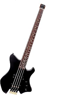 EARTÂ BW-4Â 4 String Bass Electric Guitar Bass HeadlessÂ BridgeÂ TuningÂ System,Full Size RoastedÂ MahoganyÂ Body,Â MB4Â ActiveÂ Pickups Right Handed