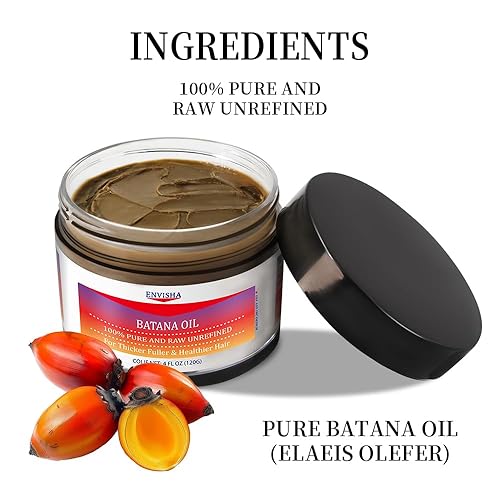 Miniatura 9 de Aceite de batana 100% puro y natural, aceite de batana Dr. Sebi de Honduras, nutre fortalece prevenir la pérdida de cabello, evita el cabello seco y