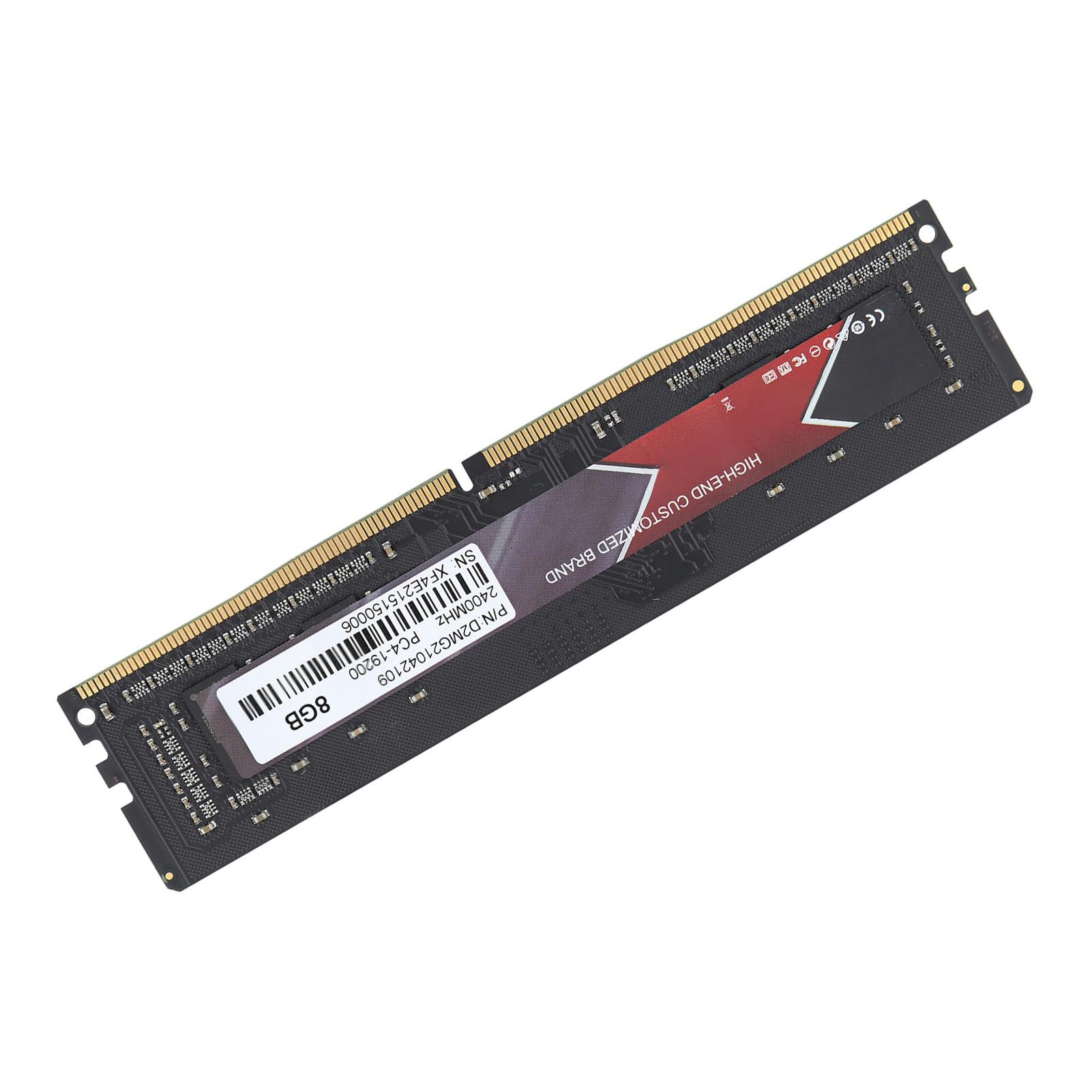 DDR4 RAM Ultra Cienki Stop Aluminium PC4-19200 Uruchom Dane Komputerowe dla Pamięci Stacjonarnej / 8 GB (8 GB)
