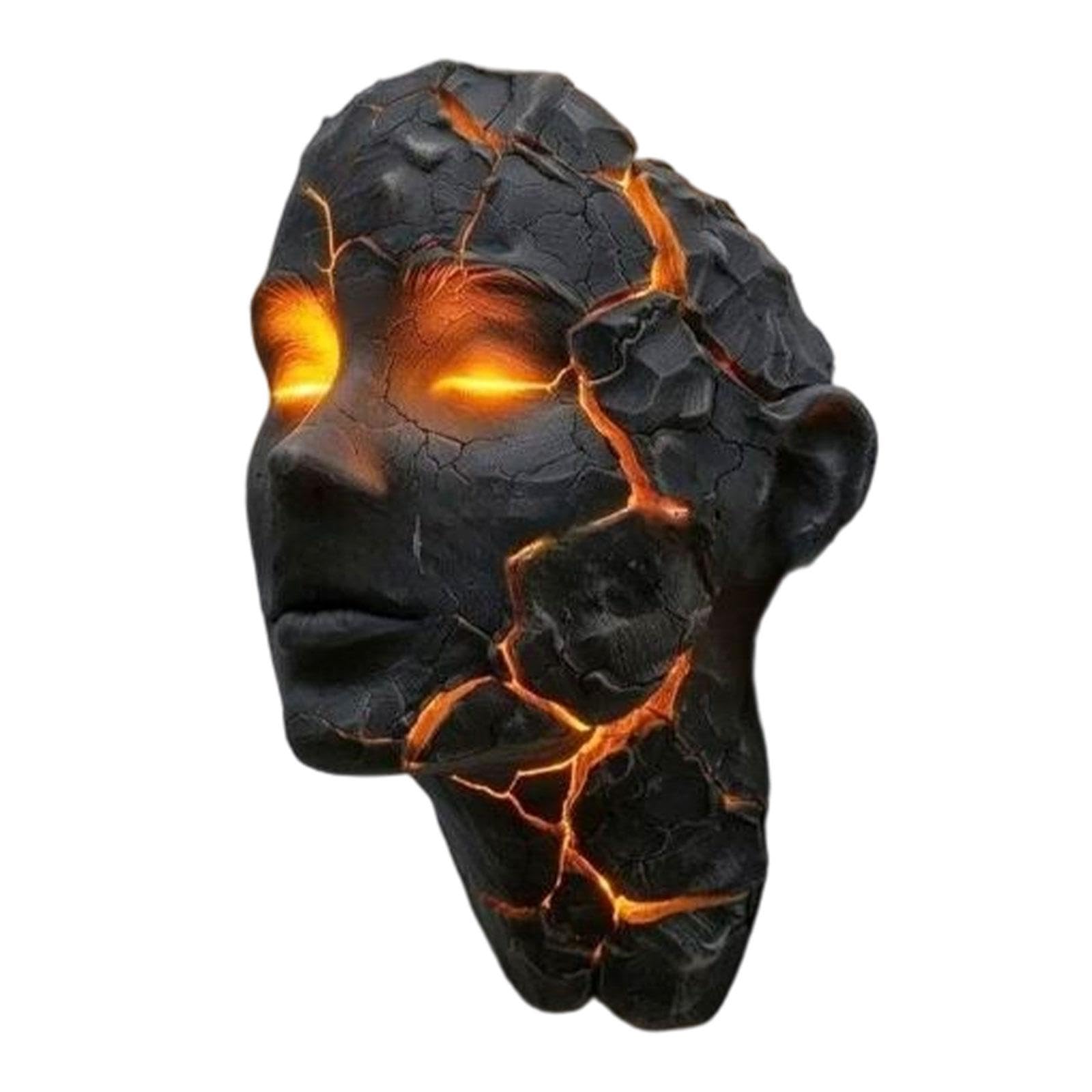 FashionCha Cracked Soul Wall Lamp Wall Light Decor Decorative Night Light Sconce for Cafe, Bar Entrance, Bedroom & Gothic Home Decor