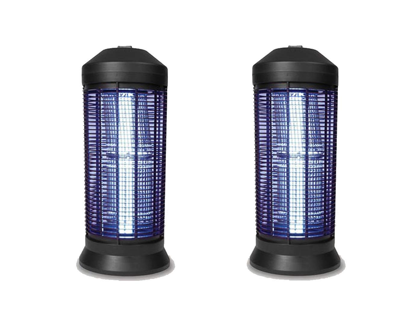 2er Set elektrische Profi Stechmückenfallen Insektenvernichter mit UV Licht, Lampe für Räume bis jeweils 600 m²