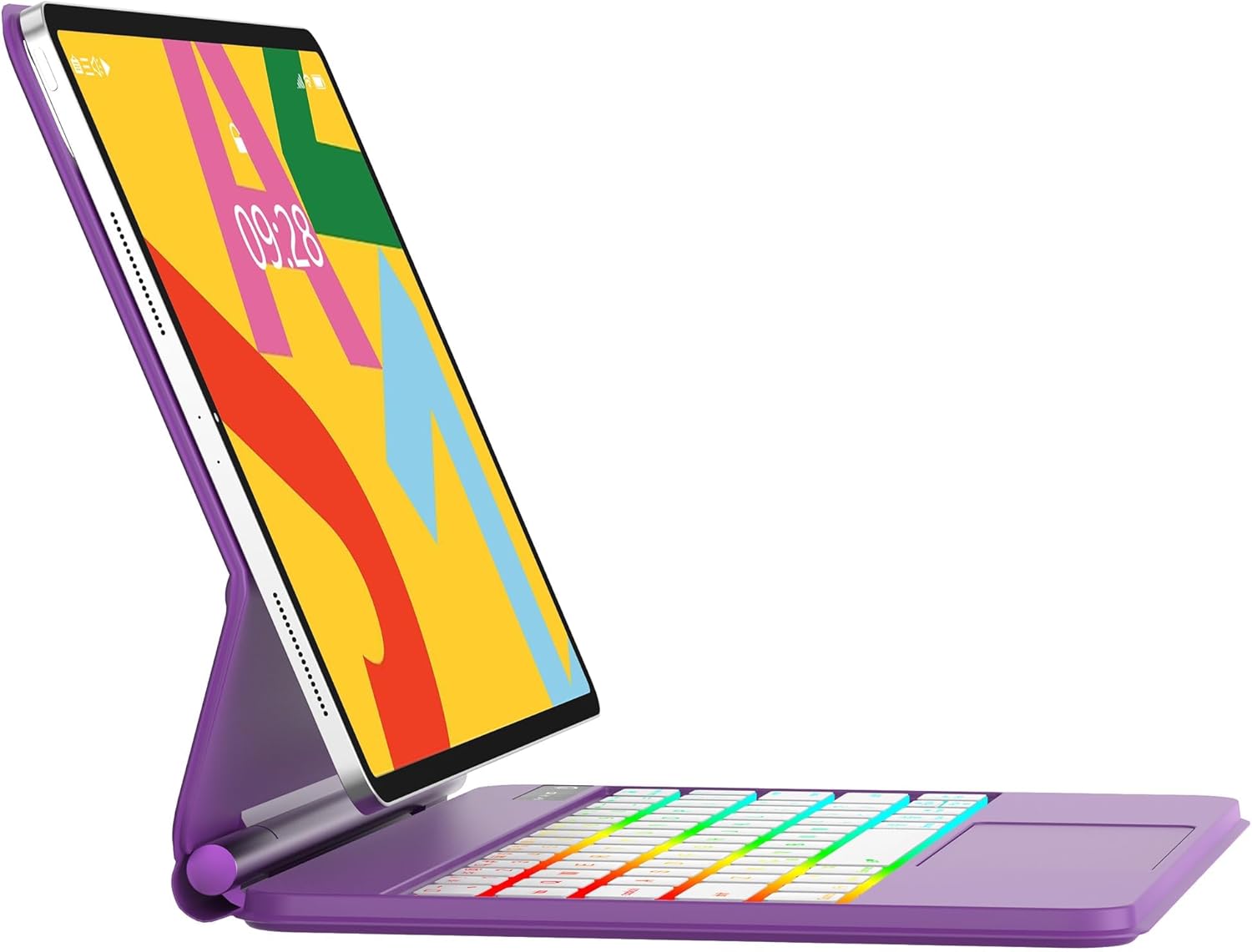 IVEOPPE Keyboard Case for iPad Air 11 Inch (M4/M3/M2) 2026-2024, Magic-Style Magnetic Keyboard with Multi-Touch Trackpad, 7-Color Backlit, for iPad Air 5th/4th Gen 10.9” & iPad Pro 11”