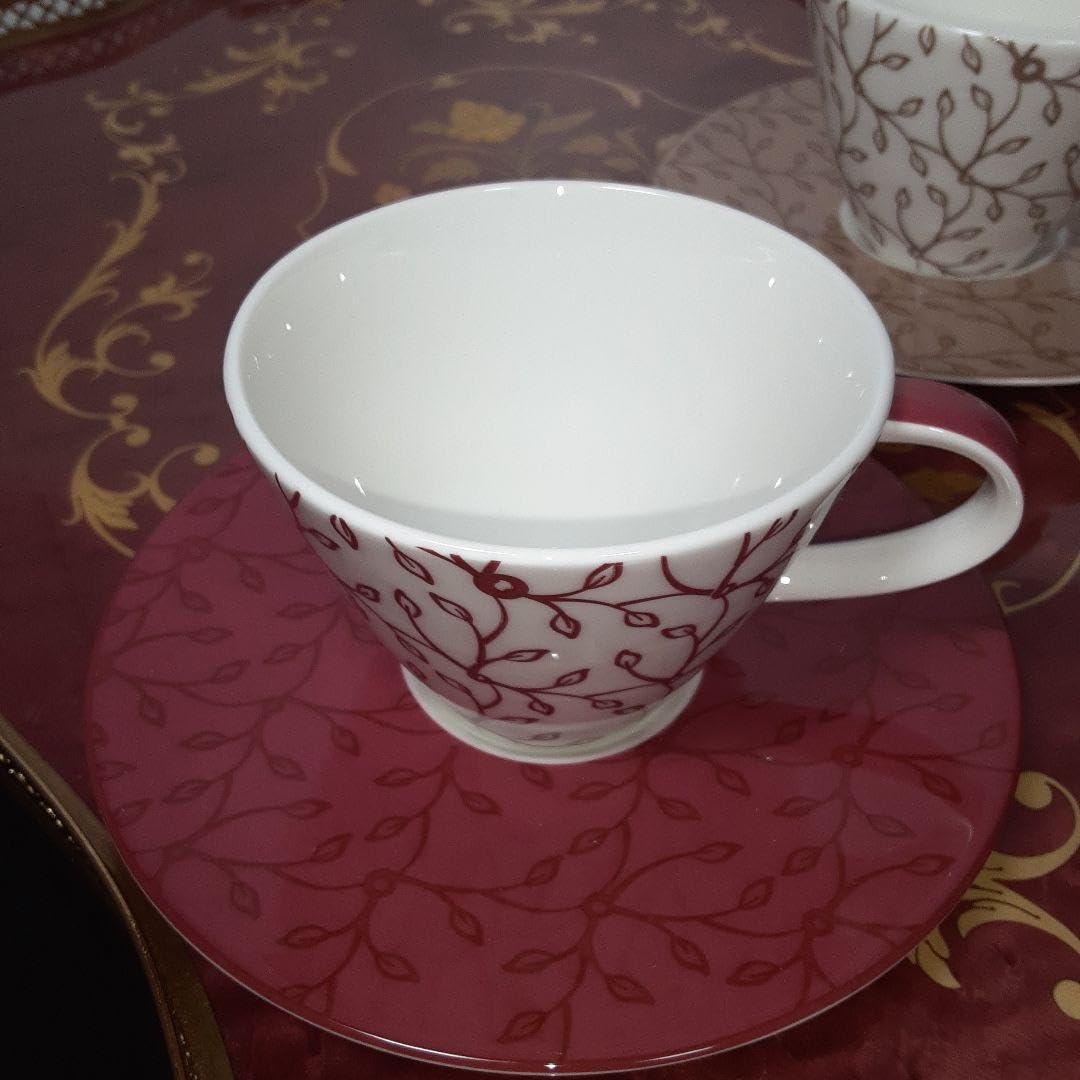 Amazon | ビレロイボッホ カップ&ソーサー 2客 ペア | ノーブランド品