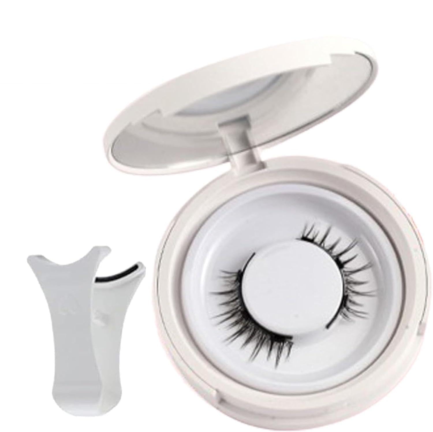 Natural Look, Magnetic Eyelashes with Applicator, No Glue Needed, Eyelashes Magnet Magnetic Eyelashes Without Eyeliner-picture-13