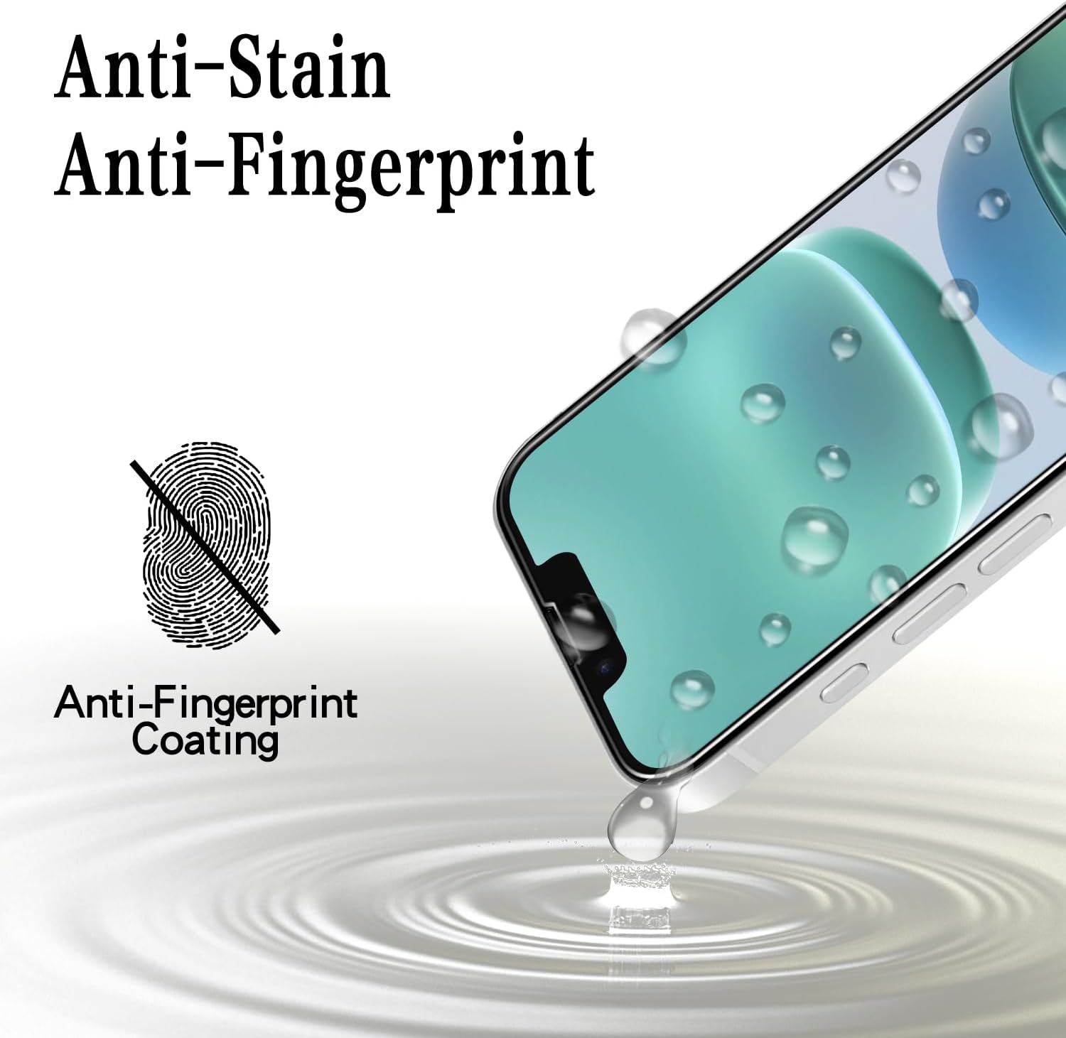 MAYtobe [2-Pack Screen Protector for Apple iPhone 16e Tempered Glass, 9H Hardness, Anti Scratch, Easy to Install