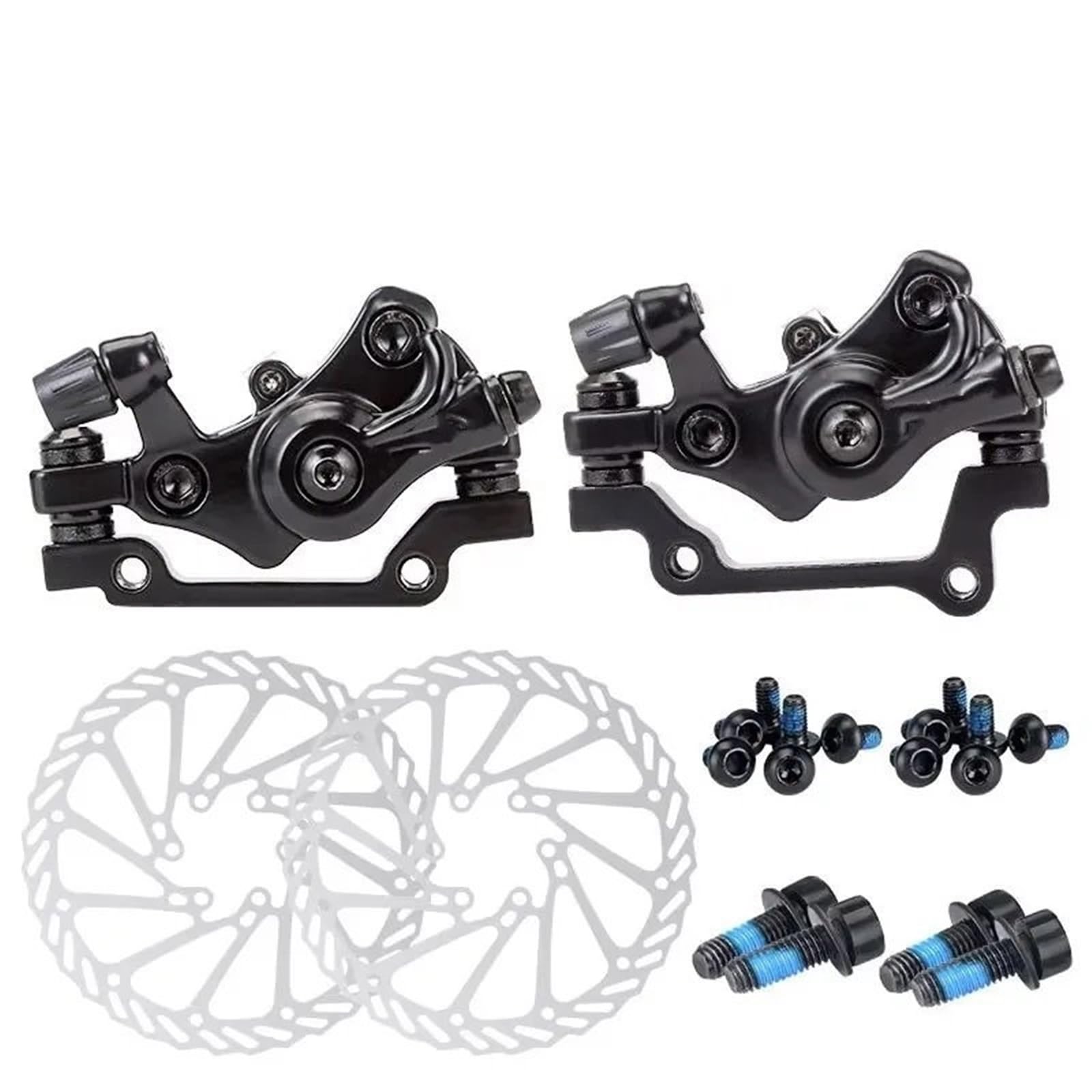 rower tylny bęben hamulcowy tylny bęben hamulcowy Mechaniczny zacisk hamulca tarczowego do roweru górskiego przód roweru F160 R140 tył F180 R160 jednoczęściowy Die-cas