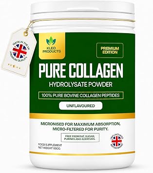 Premium Standard Bovine Collagen Peptides Powder 3 Months Supply 14000mg High Levels of The 8 Essential Amino Acids, Collagen Supplement,Halal & Kosher,Made in UK, High Strength Collagen 600grams