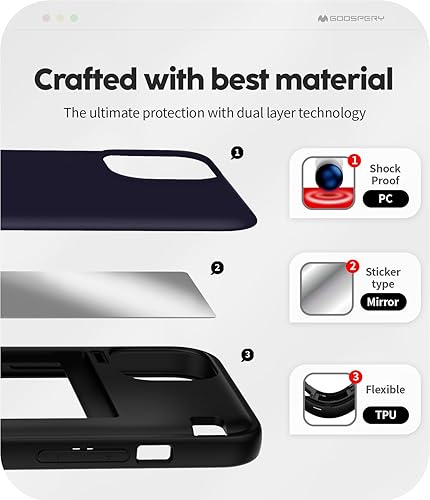 Miniatura 4 de GOOSPERY Parachoques magnético para puerta compatible con iPhone 15, tarjetero tipo cartera, cierre automático, protección de doble capa resistente