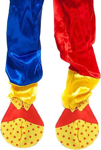 Miniatura 4 de Disfraz de payaso para mujer con zapatos grandes y divertidos - Ropa de carnaval para hombres adultos, Como se muestra, Mediana