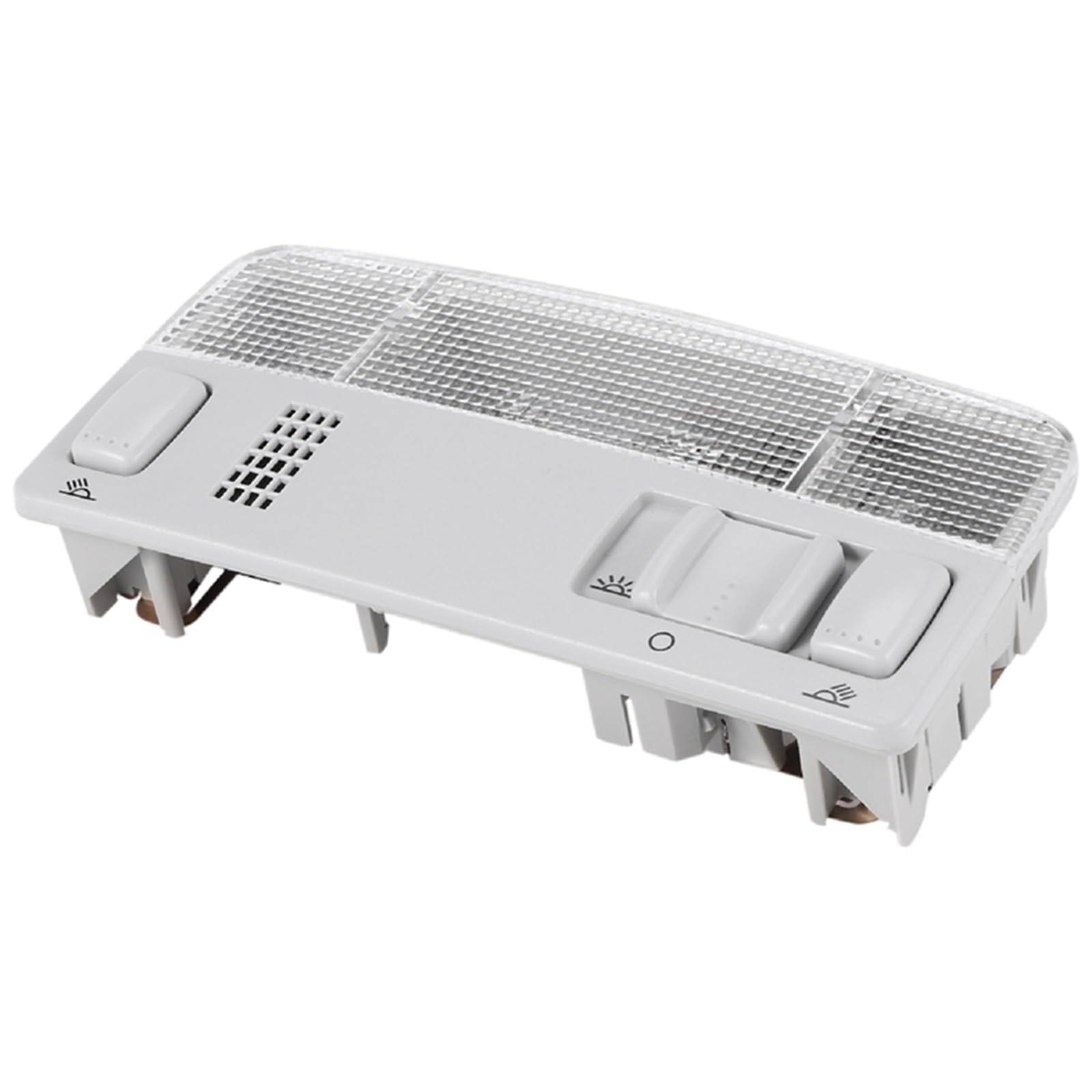 Cúpula de lectura de techo con acabado premium gris para Passat B5 7