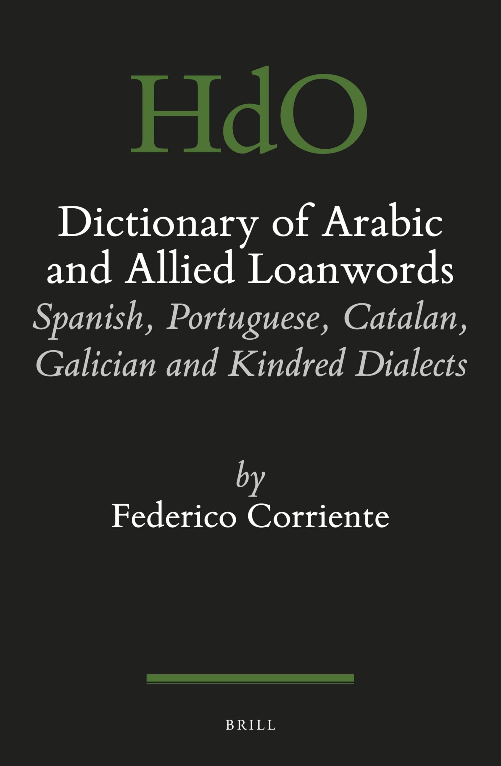 Dictionary of Arabic and allied loanwords: Spanish, Portuguese, Catalan, Galician and kindred dialects: 97 (Handbook of Oriental Studies. Section 1 The Near and Middle East, 97)