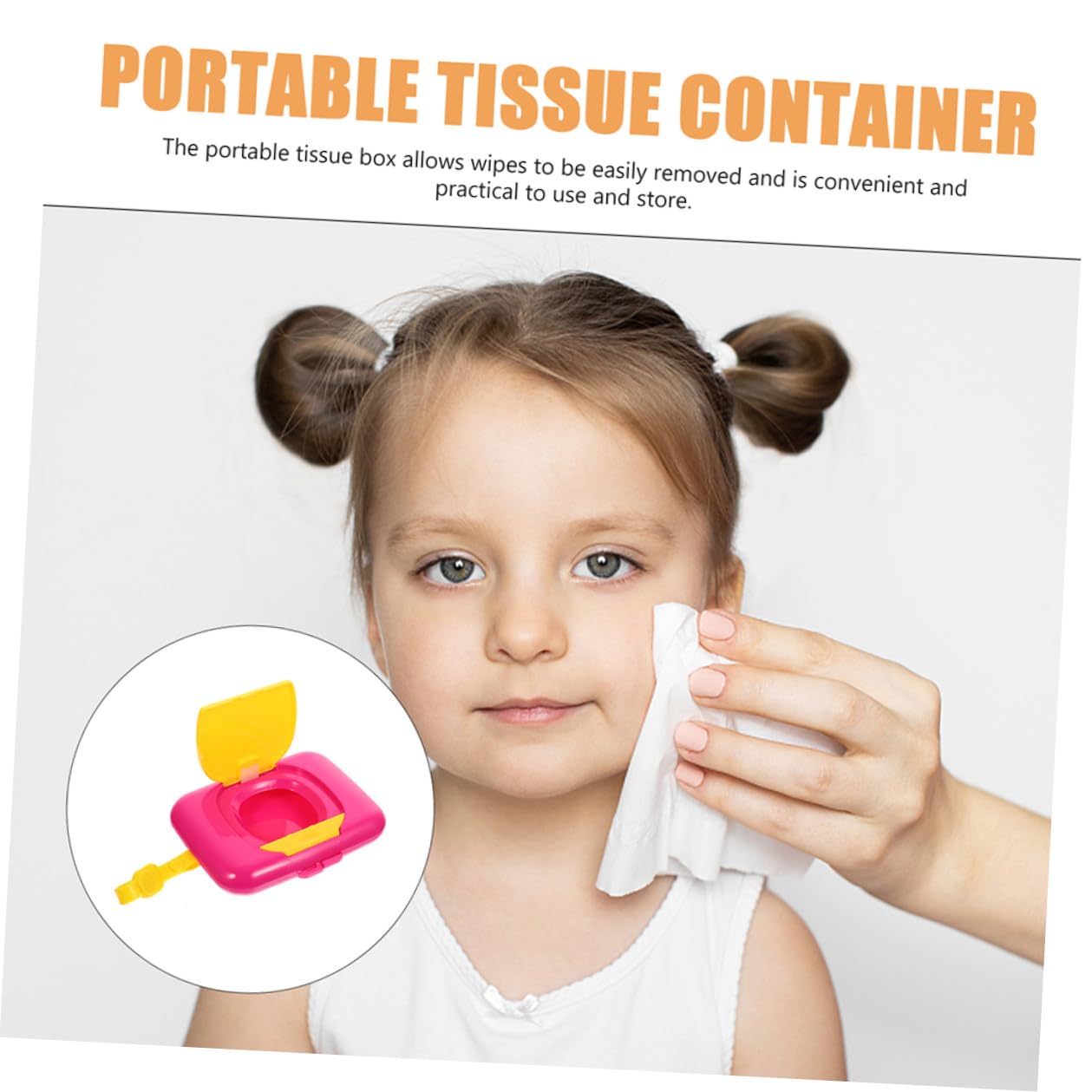 IMIKEYA 5 Set Dispenser Salviette Umidificate Portatile Custodia Per Salviettine Igienizzanti Per Scatola E Riutilizzabile Leggera E Resistente Adatta 2 Pezzi * 5