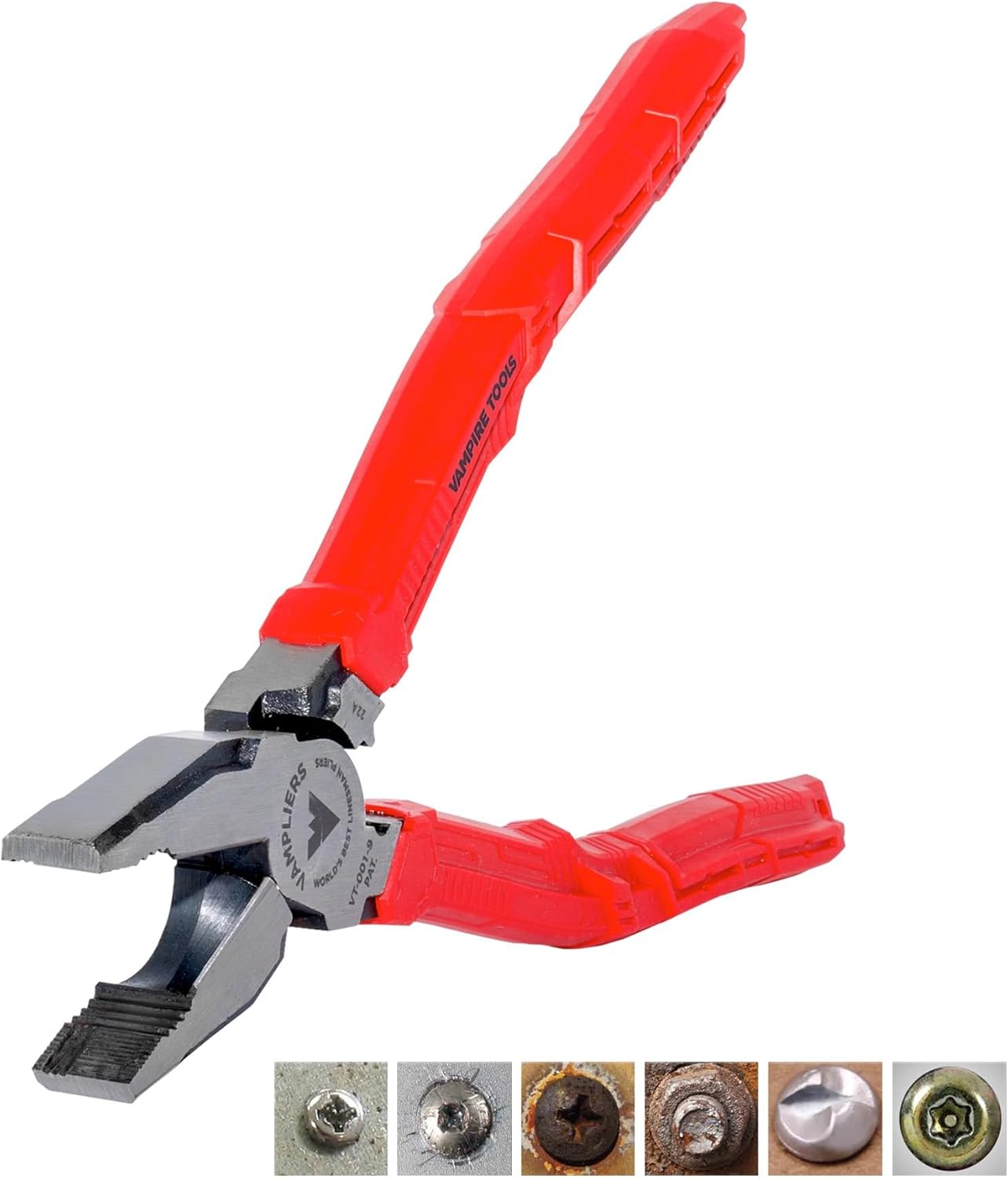 VAMPLIERS 2-PC Tool Set. 9" Electrician Linesman Pliers, Multipurpose Electrician Scissors + Tool Pouch. High Leverage Side Cutting Pliers. Premium Utility Shears for electrical work.