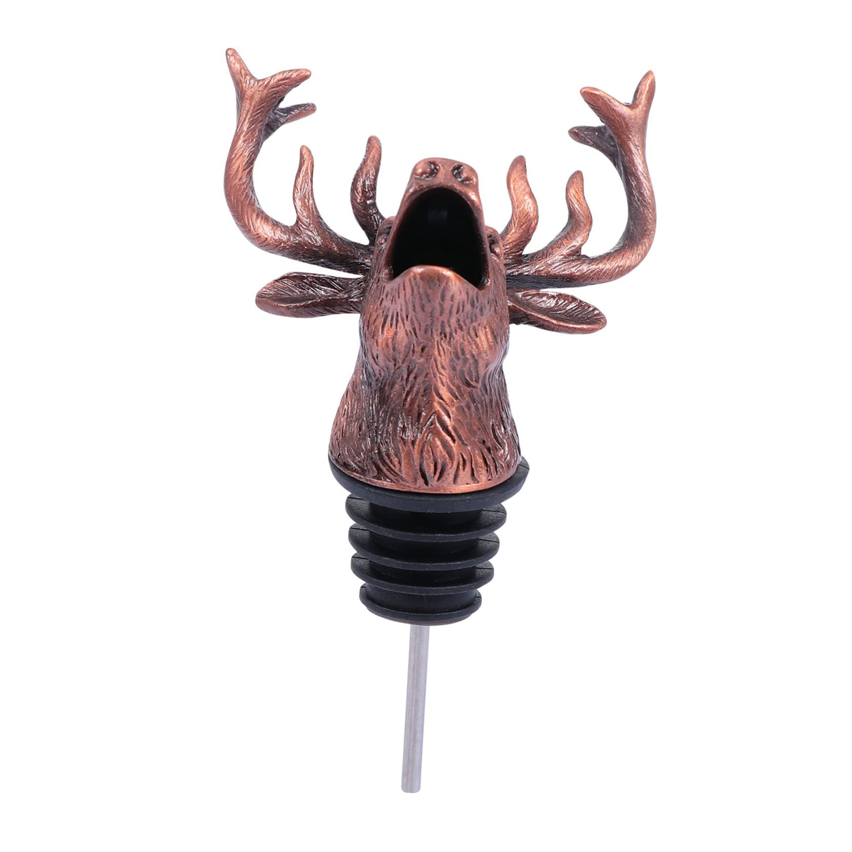NAMOARLY Chic Spouts Stopper Elk Wine Bottle Plug Creative Craftsmanship Rustless for Everyday Use