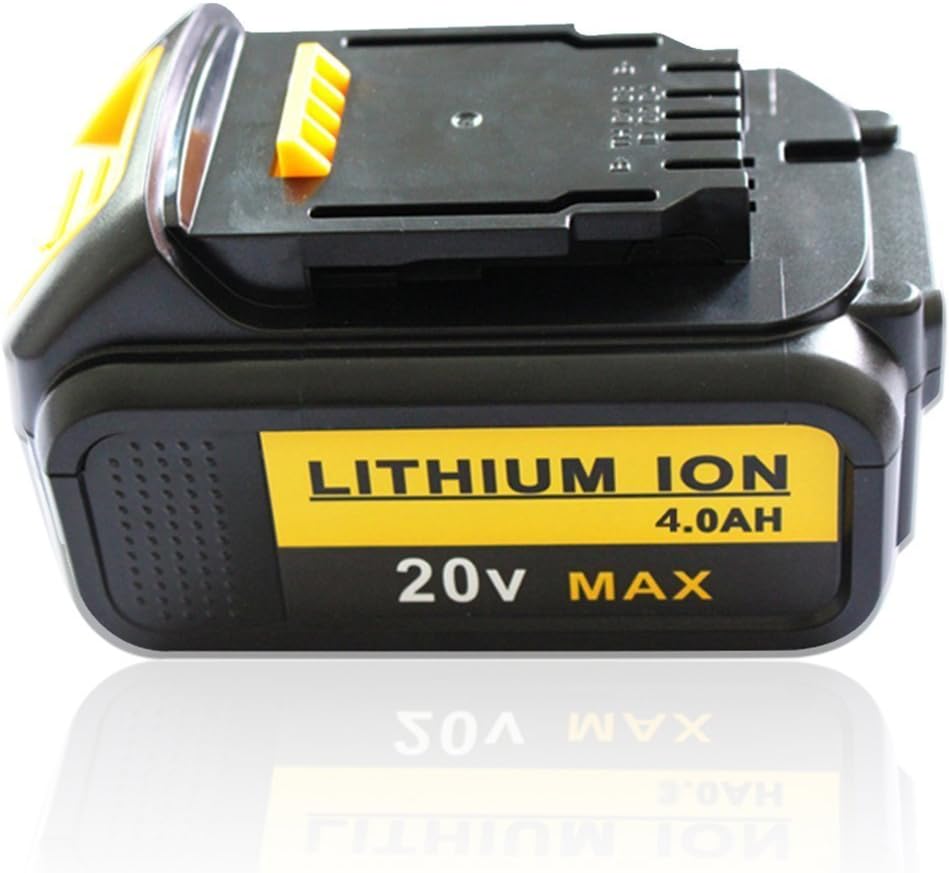 SANCC™ 4000MAh 20V Max Premium XR Li-Ion Battery For Dewalt DCB204-2, DCB205-2, DCB200-2, DCB204, DCB205, DCB200, DCB201, DCB203, DCB180, DCD740, DCD740C1, DCD740B, DCD780B 20-Volt Drill
