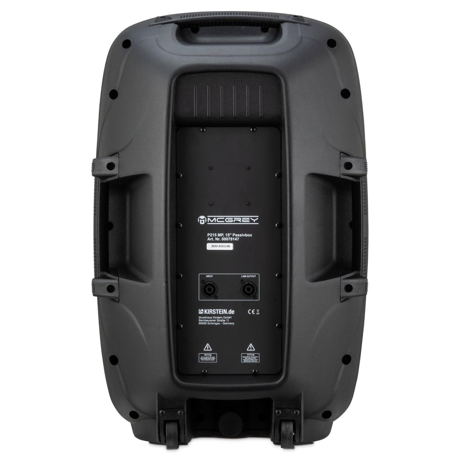 Enceinte passive 800 Watt McGrey P215-MP 120 W RMS / 800 W Peak, résistance : 8 Ohms couleur Noir