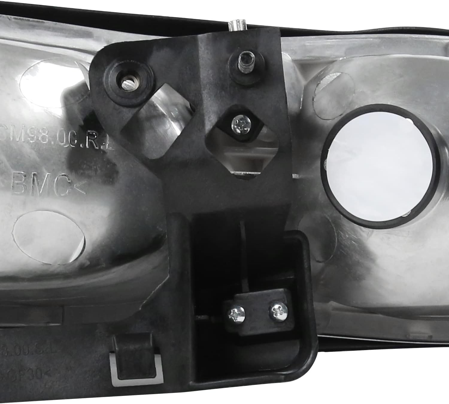 SPEC-D TUNING Chrome Clear Headlights Compatible with 1998-2002 Chevy Camaro Z28 L+R Pair Head Light Lamp Assembly