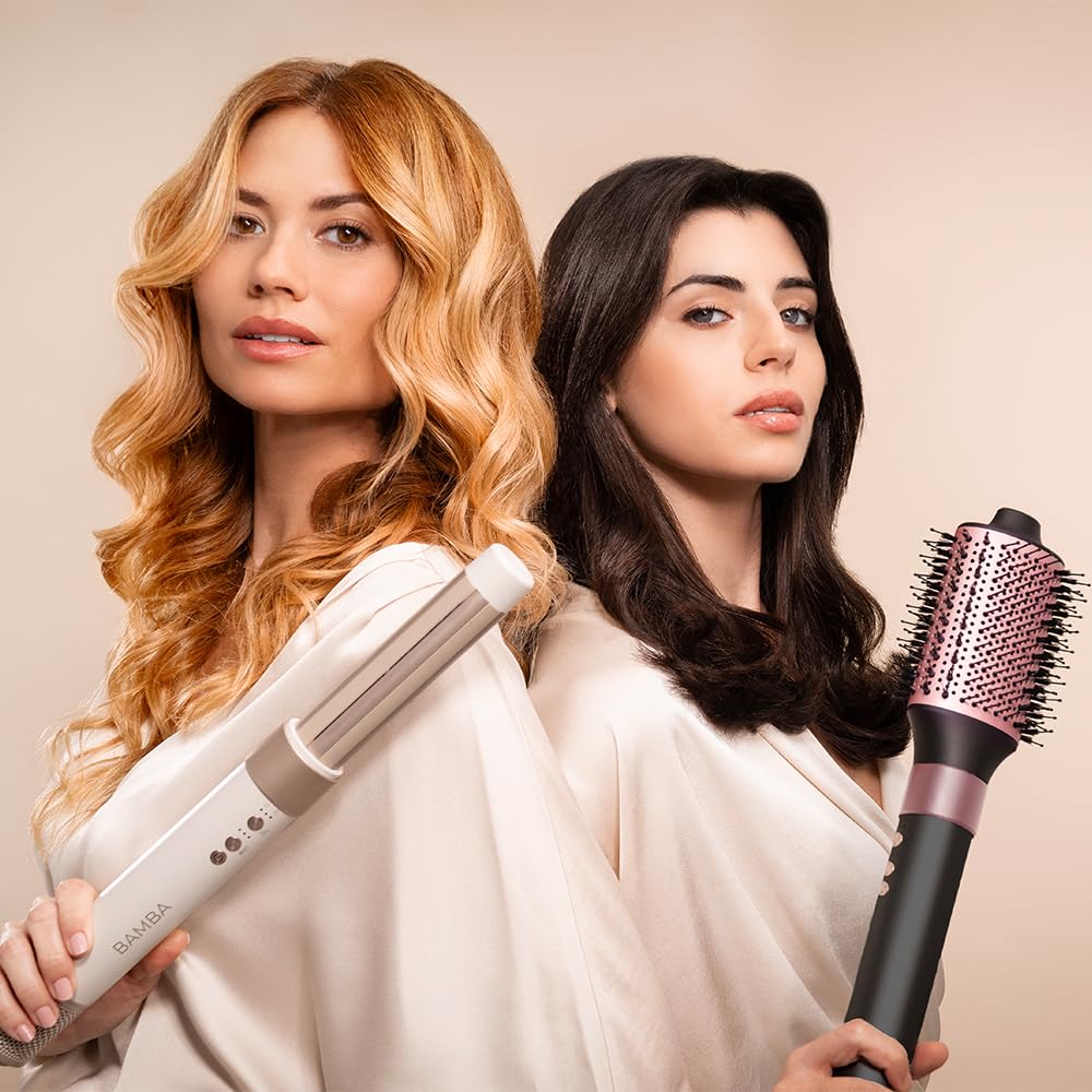 Cecotec Spazzola Ad Aria Calda Ceramiccare AirGlisse Black. 1400 W, Multifunzione 8 In 1, Ricciolo, Pettine, Asciuga ed Elimina L'Effetto Crespo, 3 Velocità, 3 Temperature, Rivestimento Ceramico.