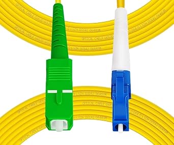 OS2 LCU to SCA Fiber Optic Cable,Singlemode 3m10ft, 5 Pack