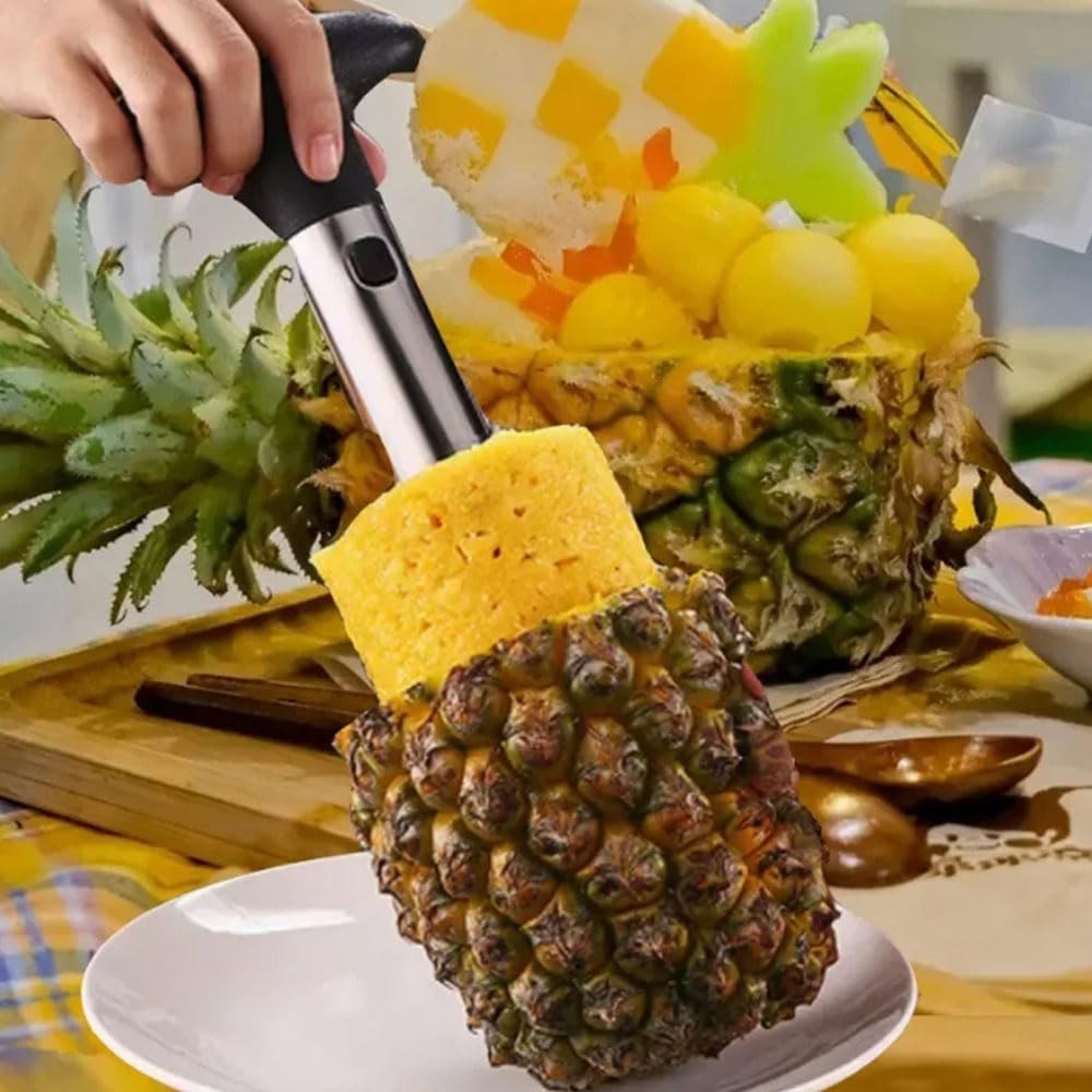 Désosseur à Ananas En Inox - Pour Découper Et éplucher Facilement - Taille 8 Cm