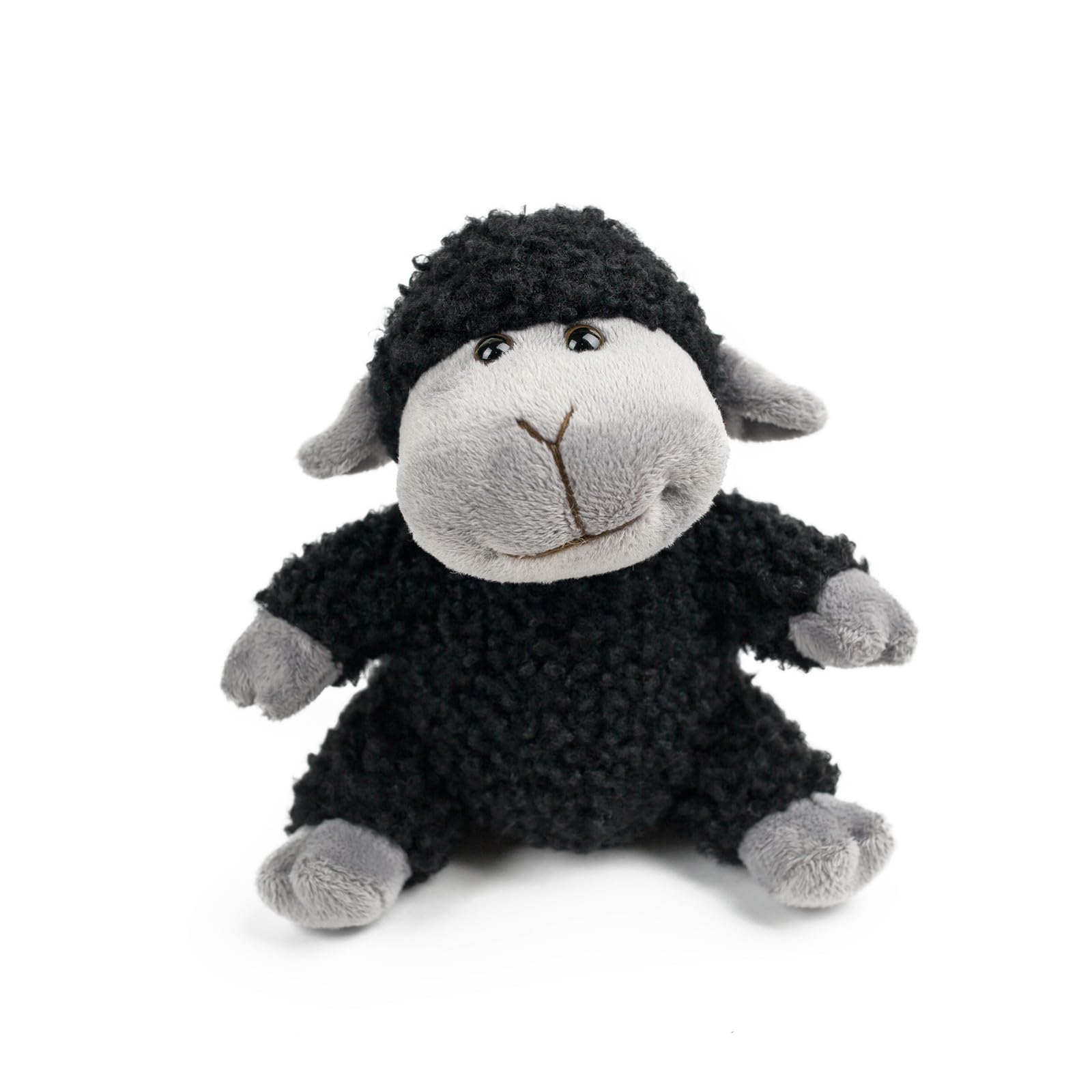 Soft Cute Black Lamb Plush Toy, Children's Sheep Plush Toys, Gifts Sitting Position 6.5inch