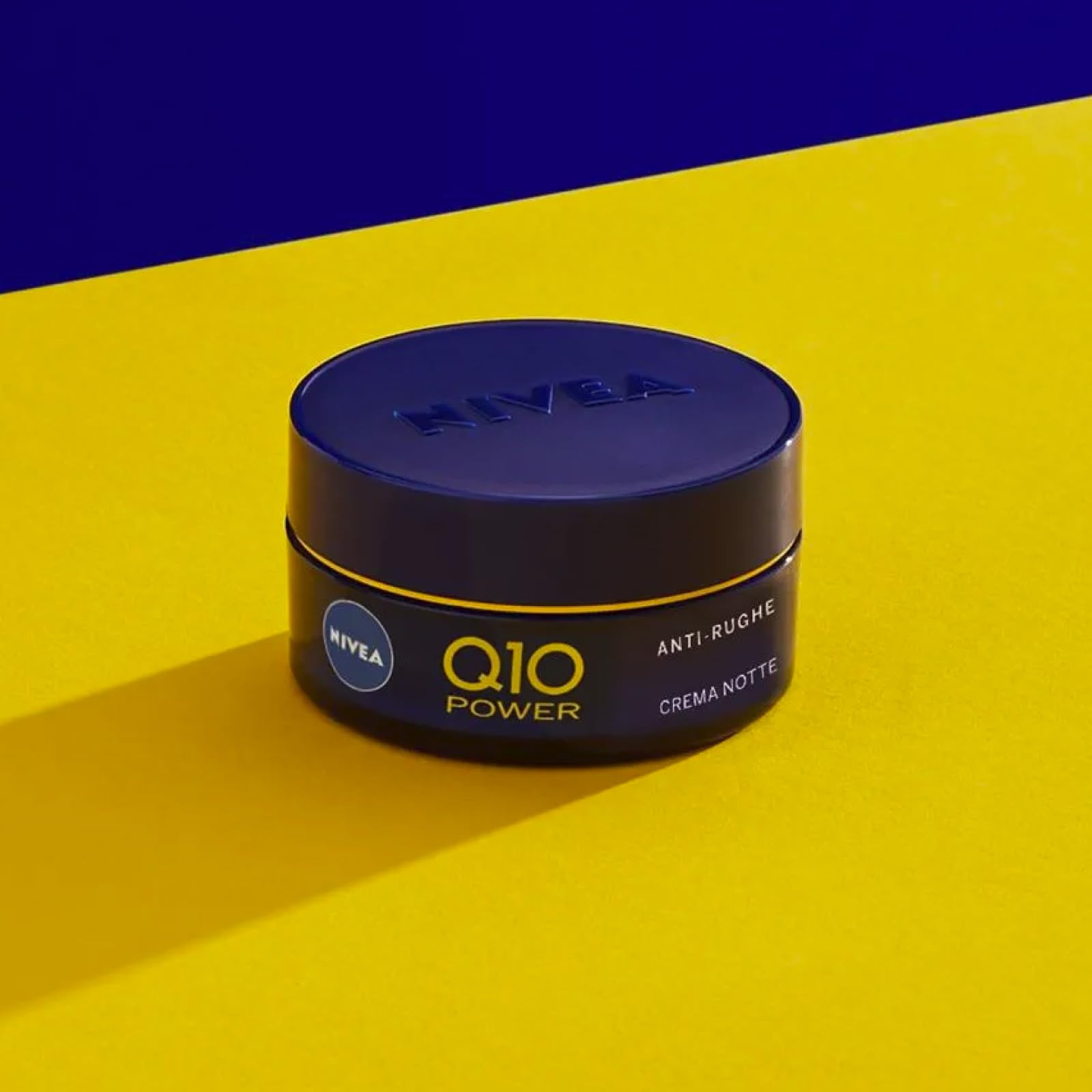 Nivea Q10 Power krem na noc do twarzy odmładzający, przeciwstarzeniowy, 24 godziny nawilżania, regenerujący krem przeciwzmarszczkowy z kreatyną i koenzymem Q10-2 słoiki 50 ml