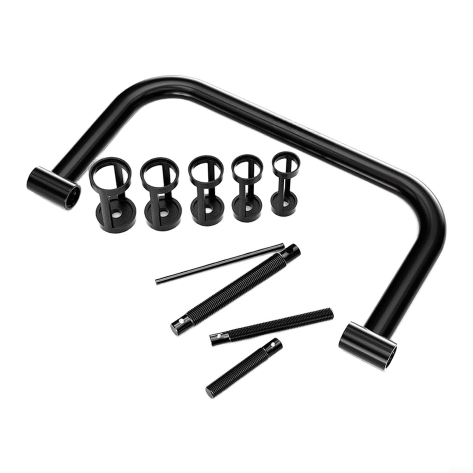 Lot de 11 outils de serrage de ressort de soupape, 45# en acier en forme d'arc, avec tige de soupape, réparation de voiture