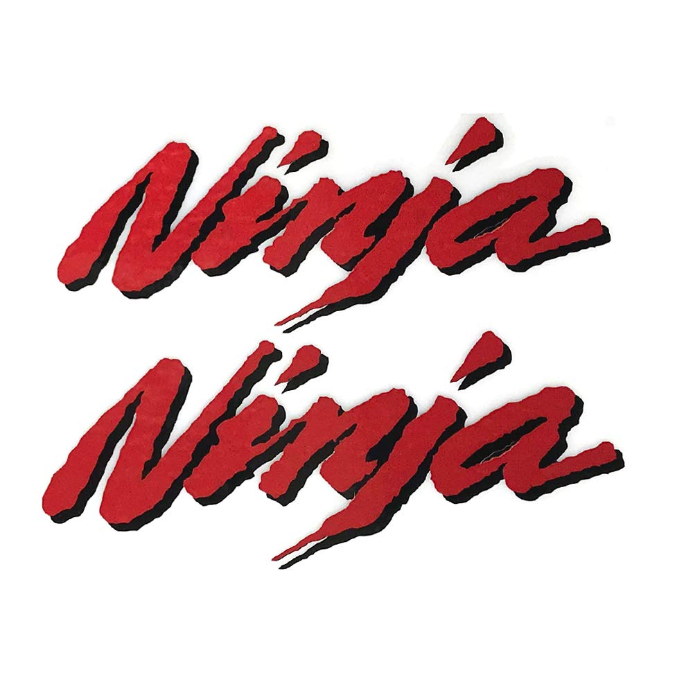 Reflective Motorcycle Flat Plain Bike Decal Sticker Compatible with Kawasaki Ninja ZX6R ZX10R ZX9R ZX12R ZX14R 300 400 650 1000 Red, Silver, Versys3342